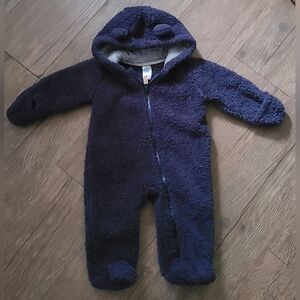 Carters fleece suit 6M